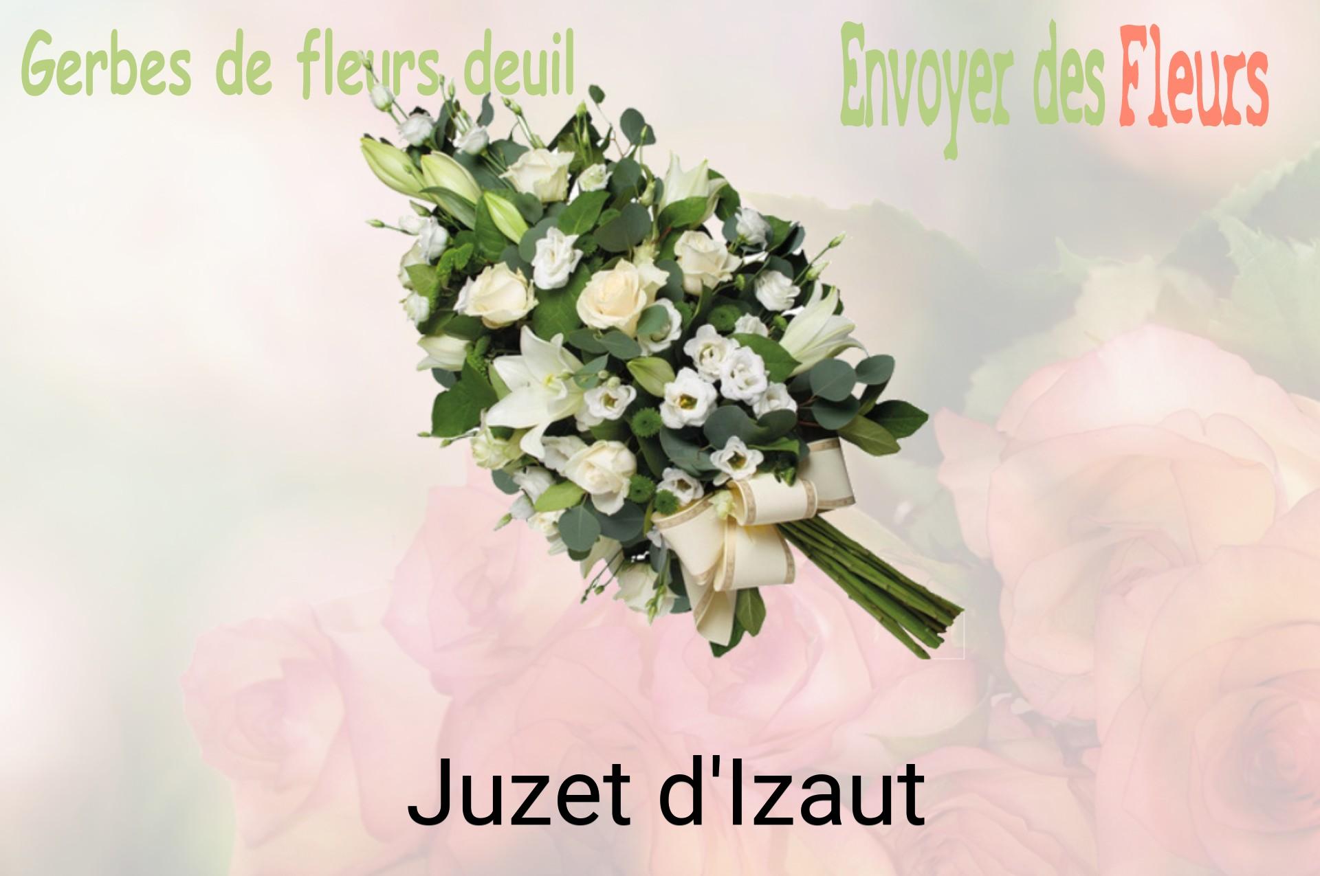 Gerbe de fleurs de deuil livrée à Juzet-d'Izaut
